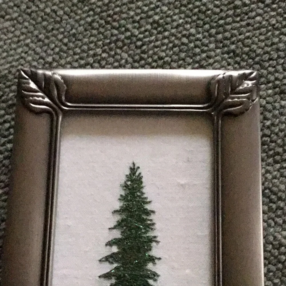 Framed Christmas tree